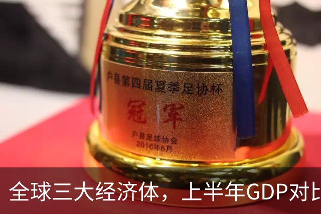 全球三大经济体，上半年GDP对比：美16万亿，欧盟11万亿，中国呢